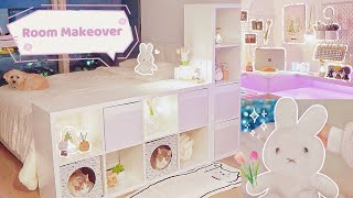 Room Makeover 🌸✨ ikea amazon pinterest minimalist aesthetic desk setup stationery organization [upl. by Kat110]