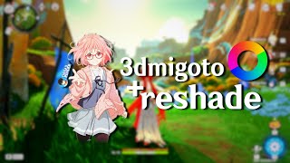 Genshin Impact 3dmigotoreshade manual launch [upl. by Yaj]