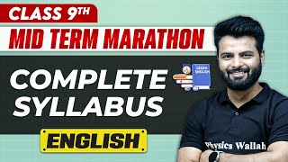 Complete CBSE English  Class 9th  MID Term in One Shot  Marathon Series 🔥 [upl. by Fae28]