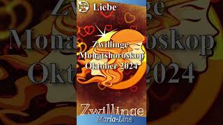 Zwillinge LIEBE ❤️ Horoskop Oktober 2024 [upl. by Ydroj925]