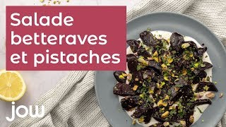 Recette de salade betteraves et pistaches [upl. by Marthena]