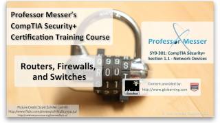 Routers Firewalls and Switches  CompTIA Security SY0301 11 [upl. by Nabala]