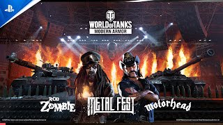 World of Tanks Modern Armor  Metal Fest 2024  PS5 amp PS4 Games [upl. by Nogas]