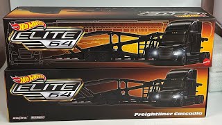 Segundo FREIGHTLINER CASCADIA Elite 64 unboxing diecast hotwheels elite64 collectors [upl. by Silsbye484]