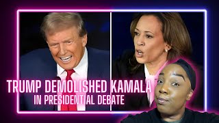 Trump Utterly Destroys Kamala Harris In Fiery Presidential Debate [upl. by Hgielhsa140]