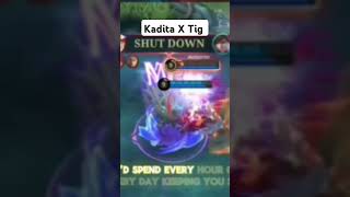 Kadita X Tig needmoresubs mobilelegends mlislife funnyclips inspiration ytshorts mlbb trend [upl. by Botnick]