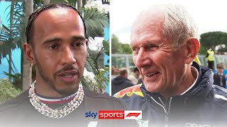 quotI take that as fuelquot  Lewis Hamilton responds to Helmut Markos comments from Imola [upl. by Lilla627]