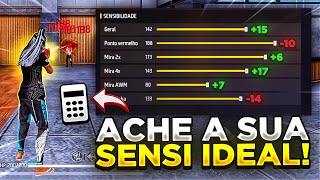 REVELEI COMO AJUSTAR A PRÓPRIA SENSIBILIDADE no FREE FIRE 🔥 Passo a Passo [upl. by Llertac]