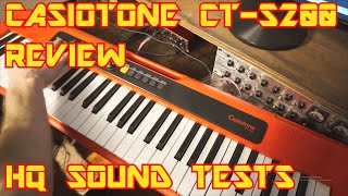 Casiotone CTS200 Keyboard Review [upl. by Aerehs]