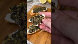 TOSTA DE TAPENADE 🫒🍞 ¡Tenéis que probarla receta youtubeshorts [upl. by Nelyak187]