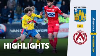 Highlights • KVC Westerlo 3  1 KV Kortrijk 11032023 [upl. by Lune]