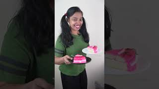 Sister VS Me 🍓 Eating Strawberry Cake 🎂 Behno ki NokJhok 😜 minkutinku shorts comedy funny cake [upl. by Tu]