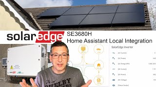 SolarEdge HDWave SE3680H and Home Assistant local integration plus a quick overview [upl. by Aro]