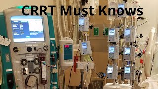 CRRT must knows  Everything you need to know about CRRT  Continuous Renal Replacement Therapy [upl. by Zerk]