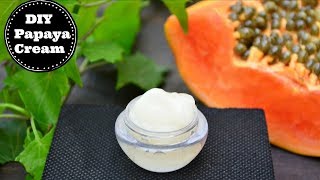 DIY Papaya Skin Brightening Face Cream That Lightens Spots Pigmentation amp All Blemishes Super Fast [upl. by Akemahc]