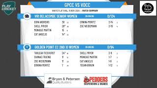 Golden Point CC 2nd XI Women v VRI Delacombe Senior Women [upl. by Blayne702]