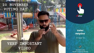 VOTER HELPLINE APPLICATION  20 NOVEMBER VOTING DAY  MUST WATCH VIDEO  PROMO BY SHABZ  miraroad [upl. by Vijar]