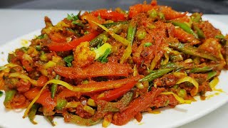 Mix Vegetable Jalfrezi Restaurant style  वेज़ जालफ्रेजी  Veg Jalfrezi Recipe  Chef Ashok [upl. by Helbonnas967]