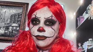 Maquillaje de payasa makeup 1 para Halloween [upl. by Philo]