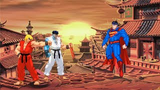 ICE RYU amp FIRE KEN VS SUPERMAN [upl. by Lrig827]