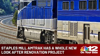 Staples Mill Amtrak has a whole new look after renovation project [upl. by Nivlem]