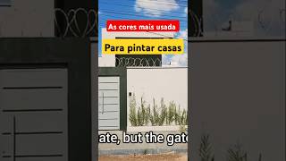 Cor de tinta mais usadas shortsvideo casa pinturadeparede pinturaresidencial construção [upl. by Peggie]