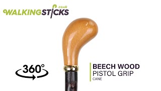 Beech Wood Pistol Grip Cane [upl. by Englebert]