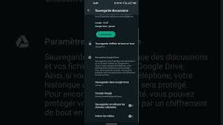 Comment Sauvegarder vos messages et contenus de WhatsApp sur Google Drive [upl. by Frolick98]