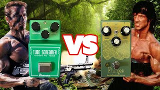 Whats the difference Ibanez Tube Screamer 808 vs Earth Quaker Devices Plumes [upl. by Ettenay]