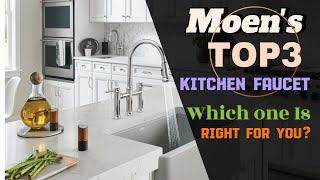 Moens Top 3 Kitchen Faucets in 2024 Brantford Align and Arbor  Which One is Right for You [upl. by Hillard843]