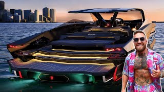 Conor McGregor’s New Lamborghini Super Yacht  Take A Look Inside [upl. by Nikita966]