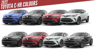 2022 Toyota CHR  All Colour Options  Images  AUTOBICS [upl. by Elrem]