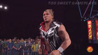 WWE 2K22 Hiroshi Tanahashi Entrance Signatures Finishers amp Victory Motion [upl. by Phillie]