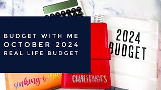 Budget With Me  October 2024  Real Income  Expenses  Debt  Savings  Goals  Q4 Focus [upl. by Werra]