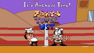 Pizza Tower UST  Its Anchovi Time Distasteful Anchovi but its quotIts Pizza Timequot [upl. by Ainoek]