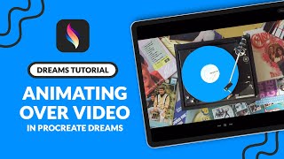 How To Animate Over Video  Procreate Dreams Tutorial [upl. by Ardiekal]