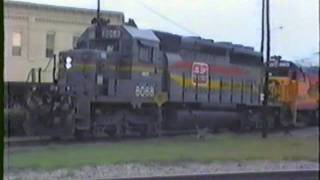 Early CSX at Waycross GA 1988 [upl. by Eelyram287]