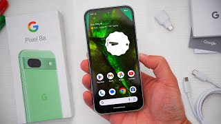 Google Pixel 8a Unboxing Hands On amp First Impressions Aloe Green [upl. by Anoel]