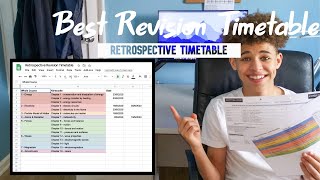 How to make THE BEST REVISION TIMETABLE  GCSE STUDENTS [upl. by Lynelle]