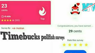 How to Qualify Pollfish surveys and Complete TIMEBUCKS Surveys [upl. by Anahsar]