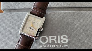 ORIS Rectangular Moonphase Pointerdate [upl. by Moorish]