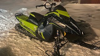 First ride on the Polaris PRO rmk khaos 850 146 2023 [upl. by Scandura]