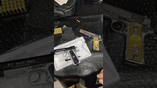 Difference between a 9mm 1911 pistol and a 6mm 1911 shopping 1911pistol gunshorts airsoft [upl. by Ailhad269]