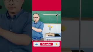 Resonance in Physics Resonance with Tuning Forks shorts physics experiment short viral [upl. by Nadean]