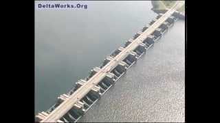 Deltawerken Deltaworks Aerial Footage [upl. by Ely]