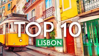 TOP 10 Things to do in LISBON  2023 Lisboa Travel Guide [upl. by Kehr193]