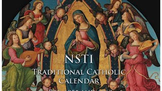 The Best 2024 Traditional Catholic Wall Calendar for 1945 and 1962 [upl. by Carleen]