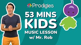 Learn Music Singing amp Rhythm  Mr Rob Compilation for Kids  Solfege Rhythm Colors Notes [upl. by Olly197]