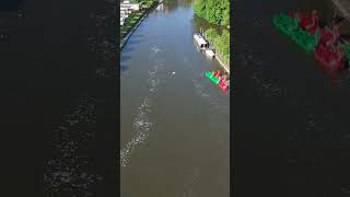 River Avon Evesham river travel dronevideo drone djimini4pro aerialview dji [upl. by Oniskey]