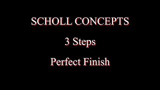 Scholl Concepts DemonstrationHow to polishs3xxls20 blackw40 [upl. by Hayikaz]